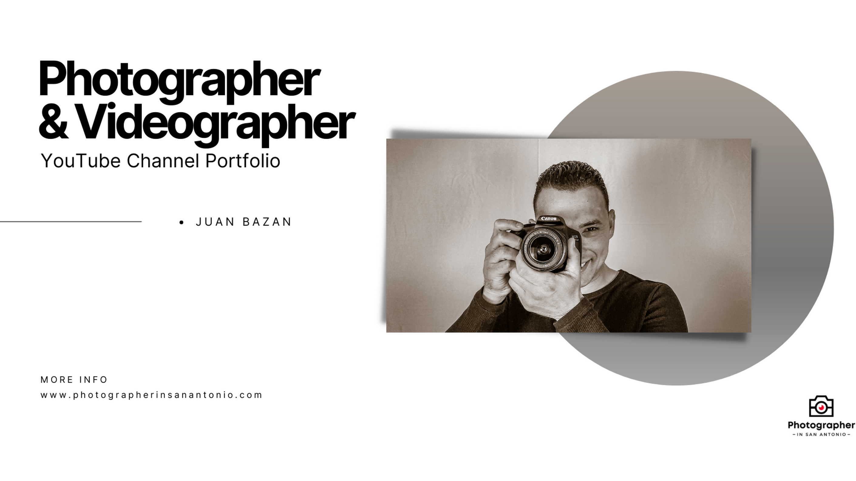 Photographer & Videographer You Tube Channel Portfolio